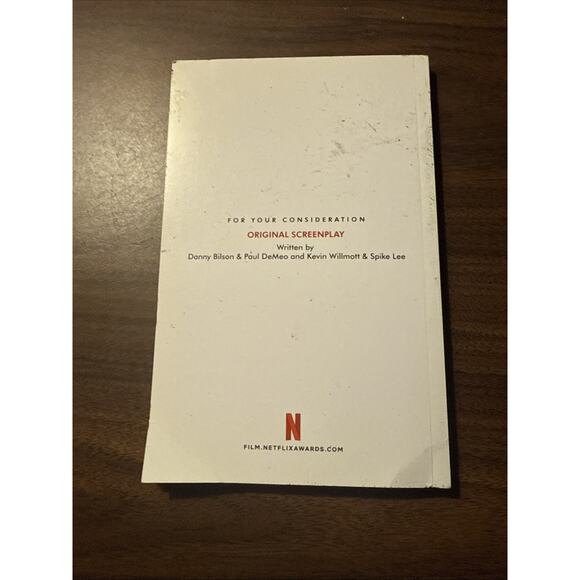 DA 5 Bloods Screenplay Paperback Book For Your Consideration - Picture 3 of 3